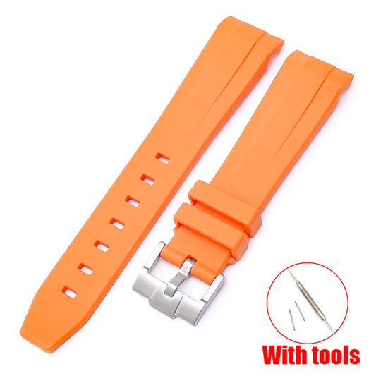 orange Silikon Armband für MoonSwatch