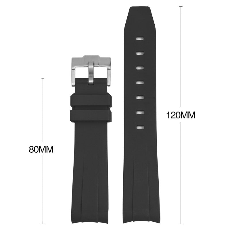 weinrot Silikon Armband für MoonSwatch